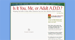 Desktop Screenshot of adhdrollercoaster.com